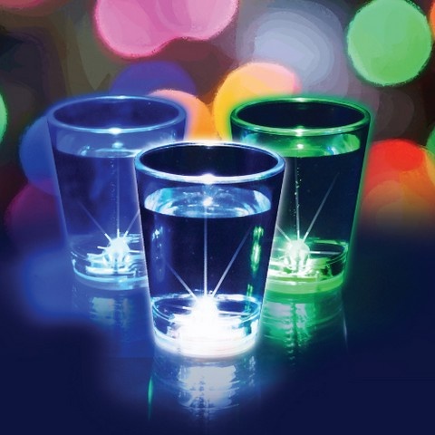 Lysende Shotglass - 3pack